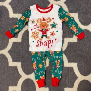Disney Christmas Gingerbread Mickey Pajamas